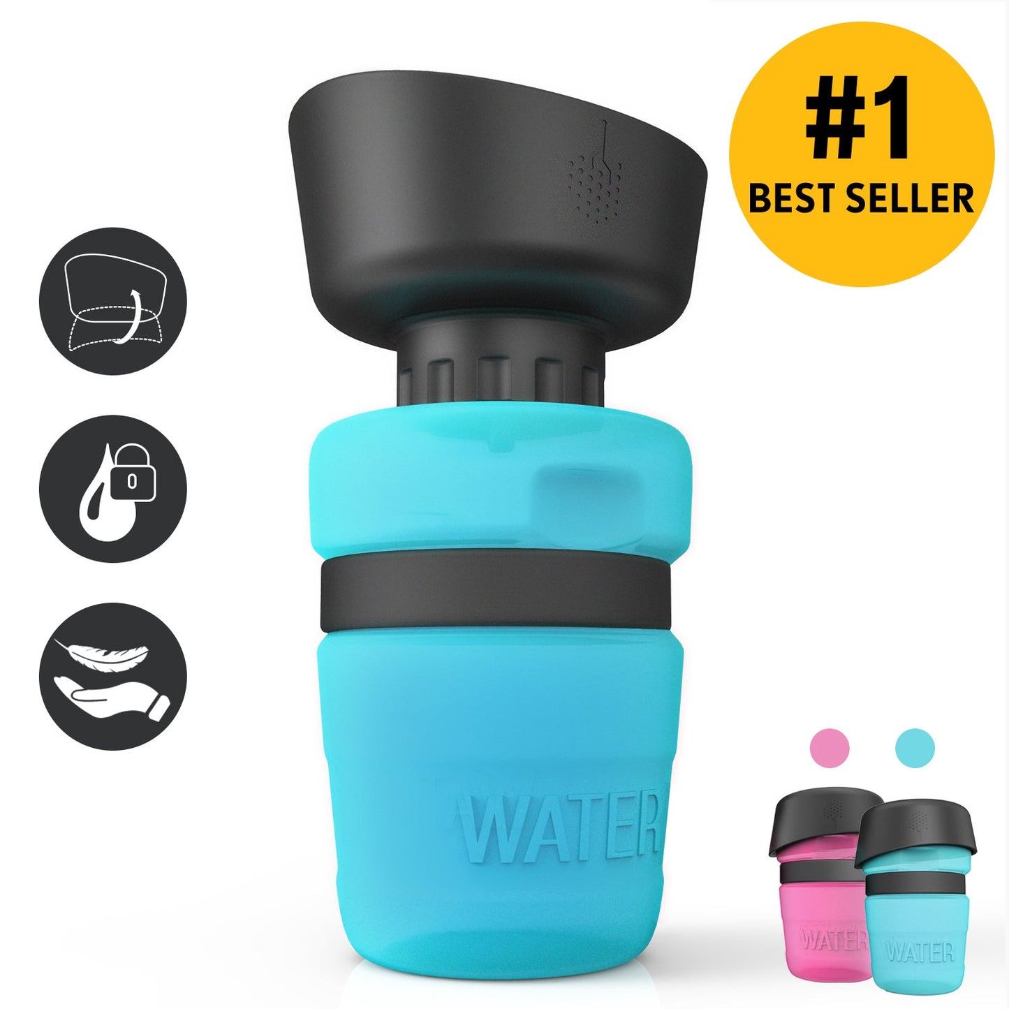 Foldable Dog Water Bottle-1st Gen